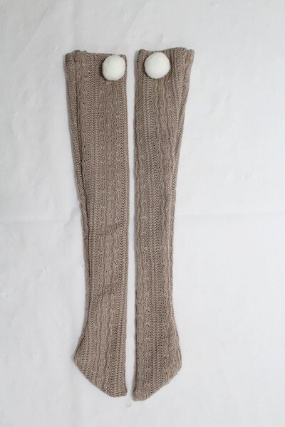 画像1: SD/OF Pompon Socks I-24-06-30-3075-TO-ZI (1)