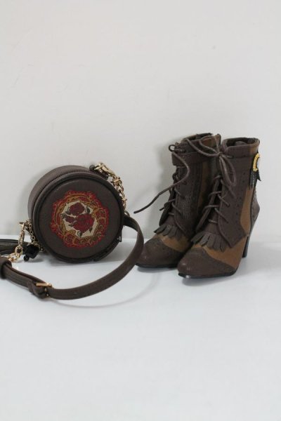 画像1: SD/OF：Mini Hat Box & Wingtip Lace Up Boots U-24-05-01-192-TN-ZU (1)