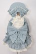 画像3: MSD/OF:Frill bonnet dress set(Indi blue):Nine9 Style製 S-24-06-16-257-GN-ZS (3)