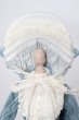 画像4: MSD/OF:Frill bonnet dress set(Indi blue):Nine9 Style製 S-24-06-16-257-GN-ZS (4)