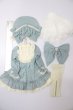 画像7: MSD/OF:Frill bonnet dress set(Indi blue):Nine9 Style製 S-24-06-16-257-GN-ZS (7)