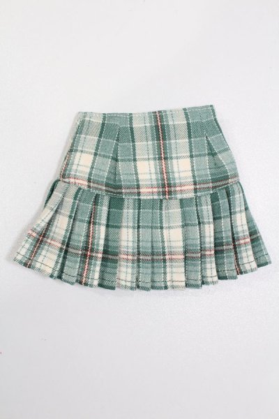 画像1: MSD/OF:Checked Tennis Skirt:DK Craftshop製 S-24-05-26-030-GN-ZS (1)