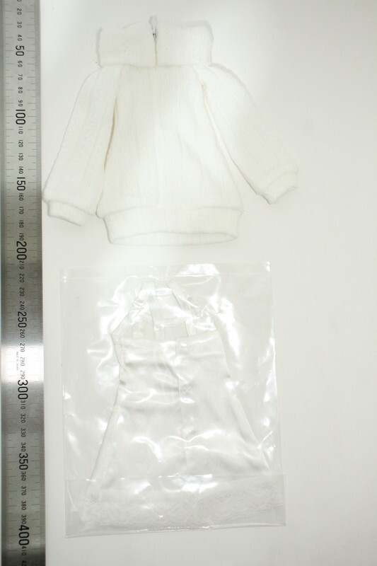 MSD/OF衣装セット:ホワイトリブニットミニ(ボークス製)SDM Y230215-160